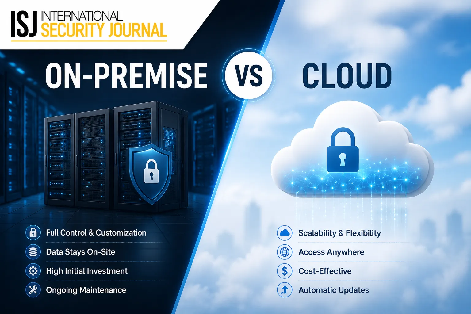 On Premise vs Cloud: Which IT Infrastructure Model Is Better for Security, Cost, and Control?