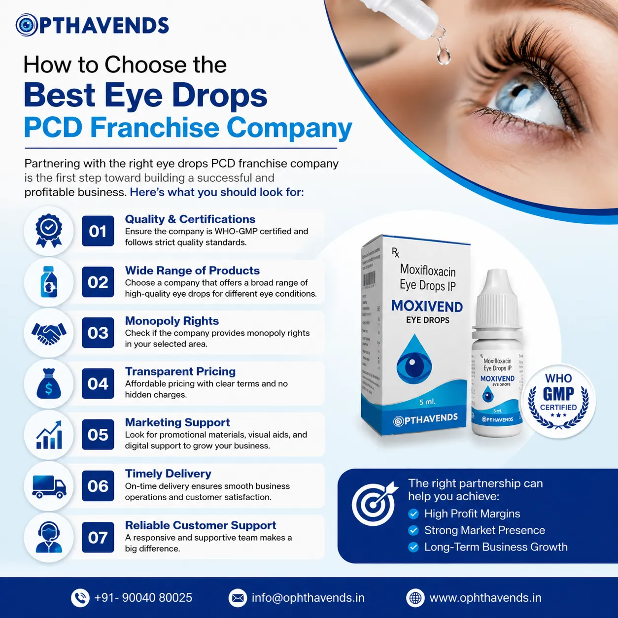 How to Choose the Best Eye Drops PCD Franchise Company