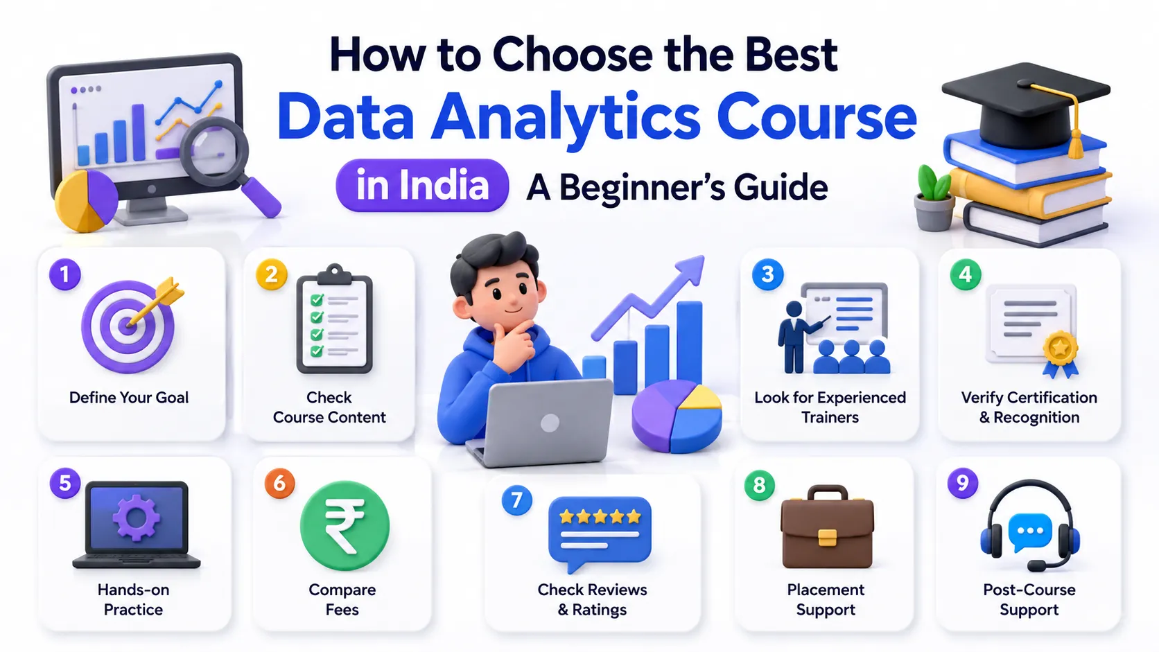 How to Choose the Best Data Analytics Course in India: A Beginner's Guide