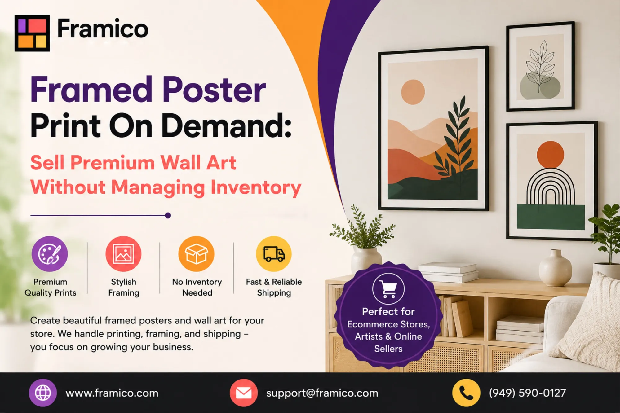 Framed Poster Print On Demand