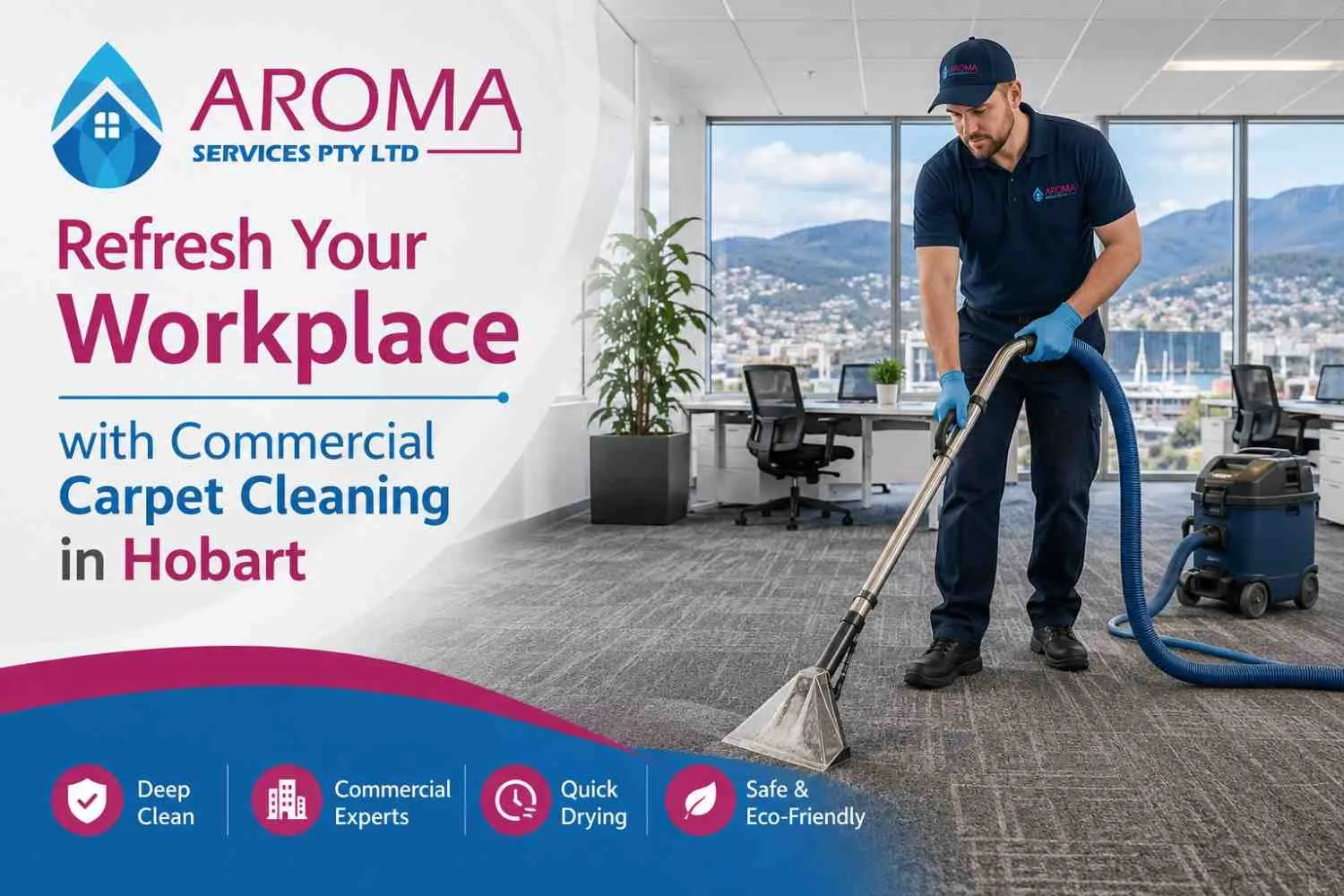 Refresh Your Workplace with Commercial Carpet Cleaning in Hobart