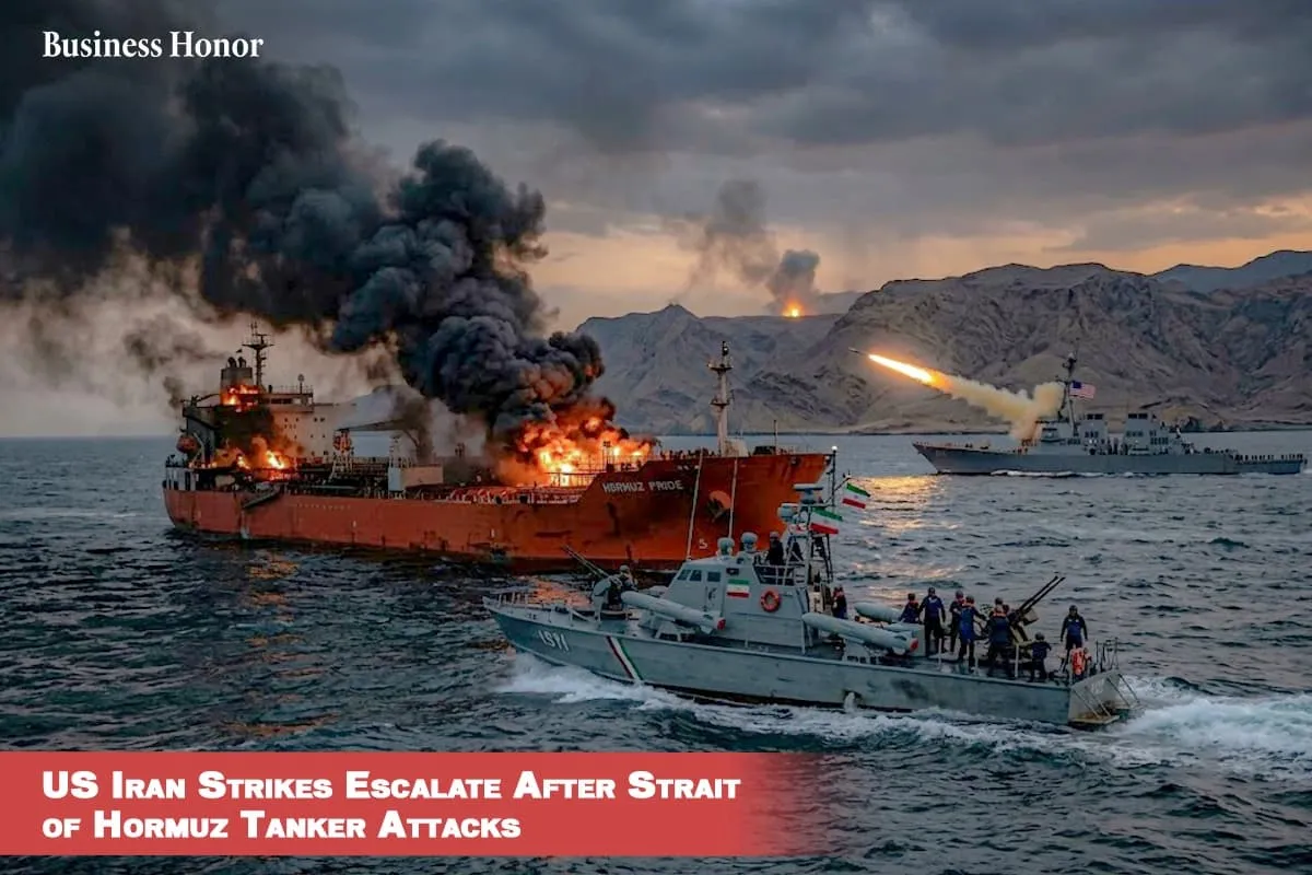 US-Iran Conflict Escalates After Strait of Hormuz Tanker Attacks