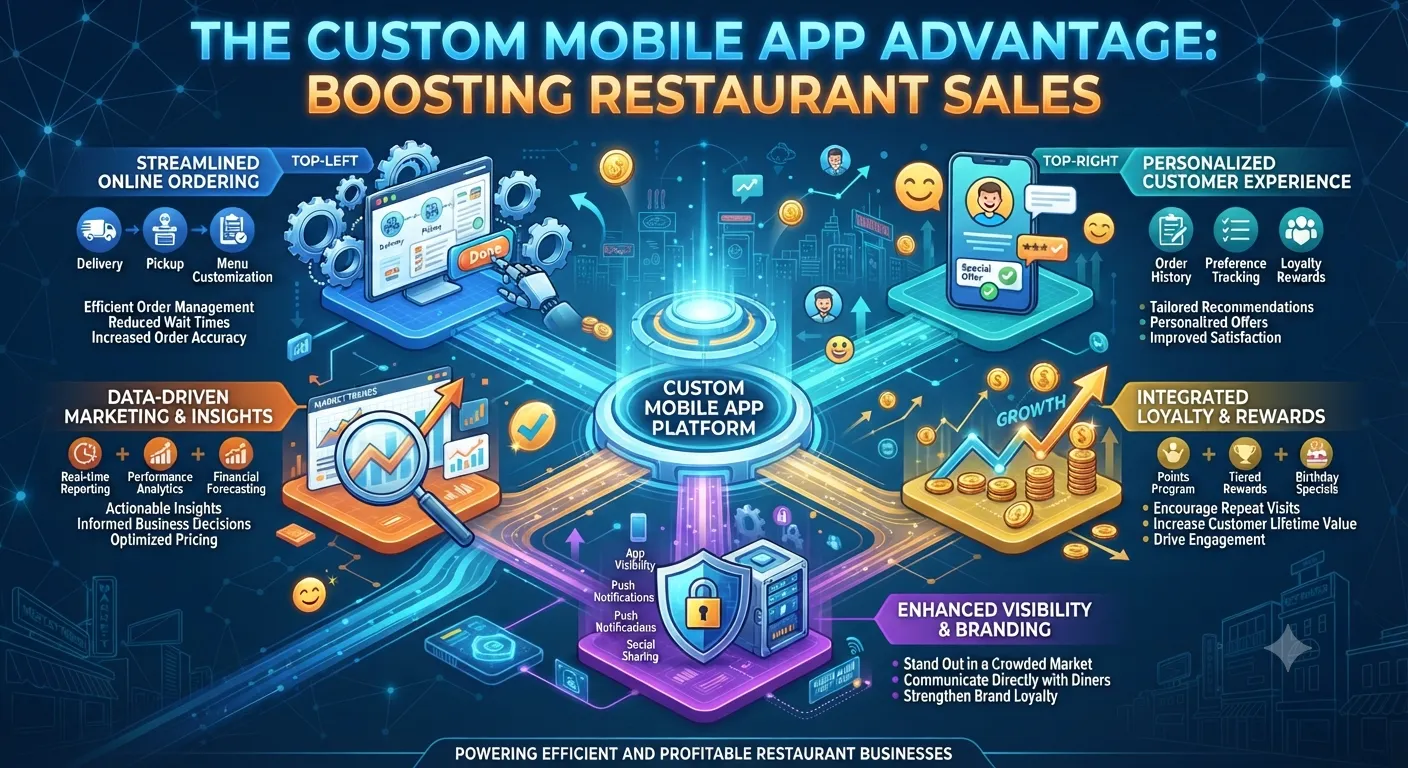 Why Restaurant Businesses Can Boost Sales with a Custom Mobile App