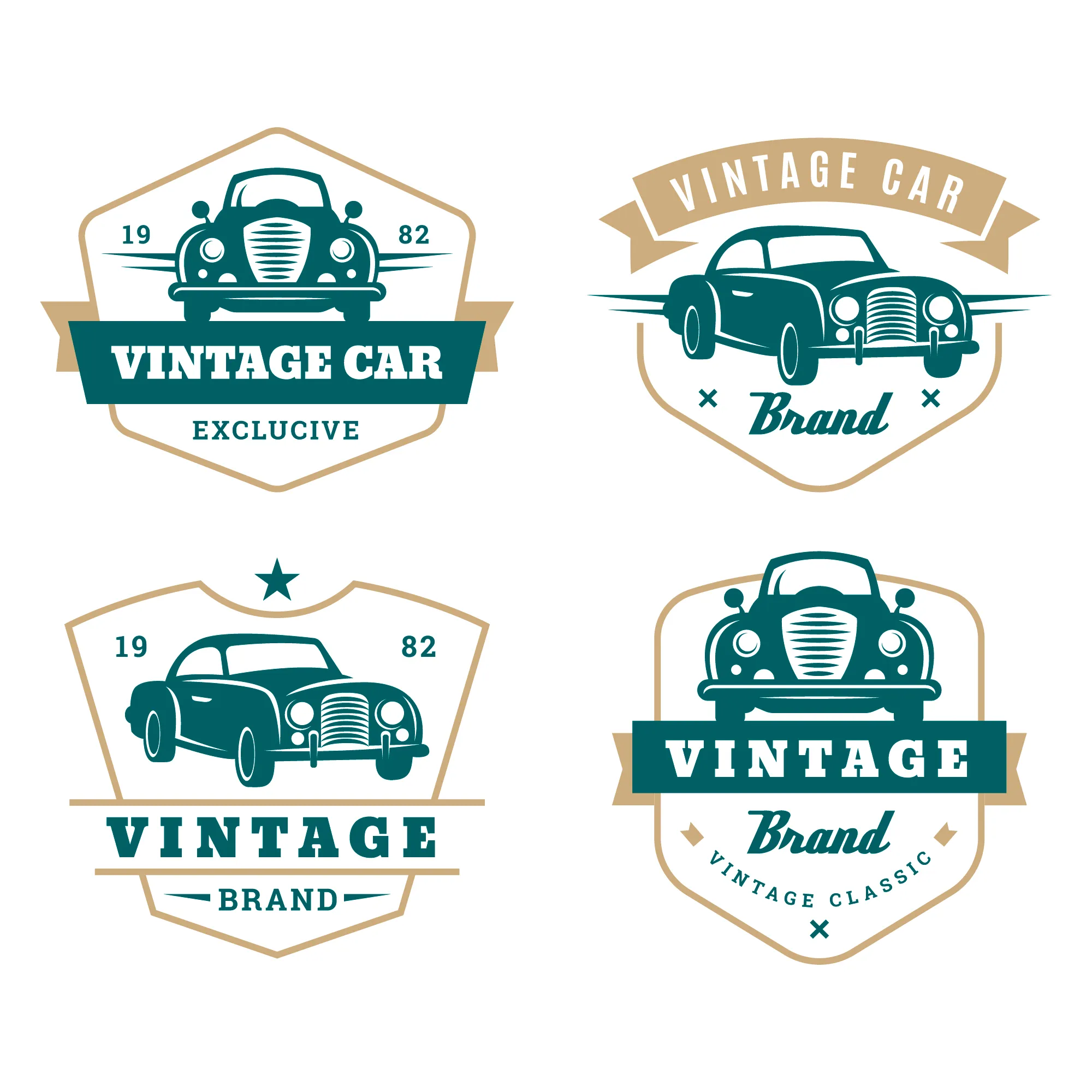 Classic Cadillac Badges for Eldorado, DeVille, Fleetwood, and Series 62