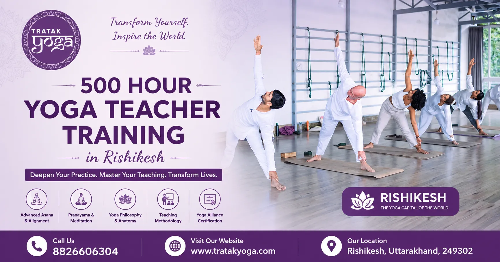 Why Choose 500 Hour Yoga Teacher Training in Rishikesh for Advanced Learning?