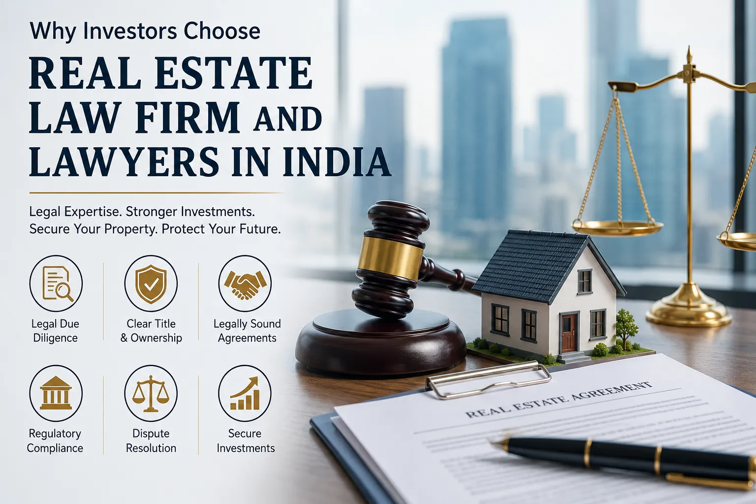 Why Investors Choose Real Estate Law Firm and Lawyers in India