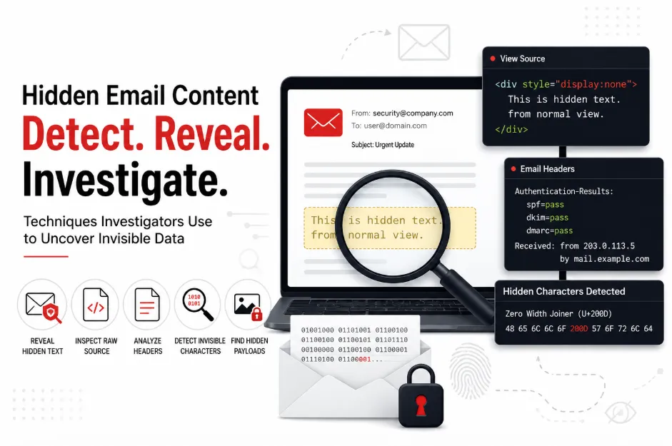 Hidden Email Content Explained: Techniques Investigators Use to Expose Invisible Data