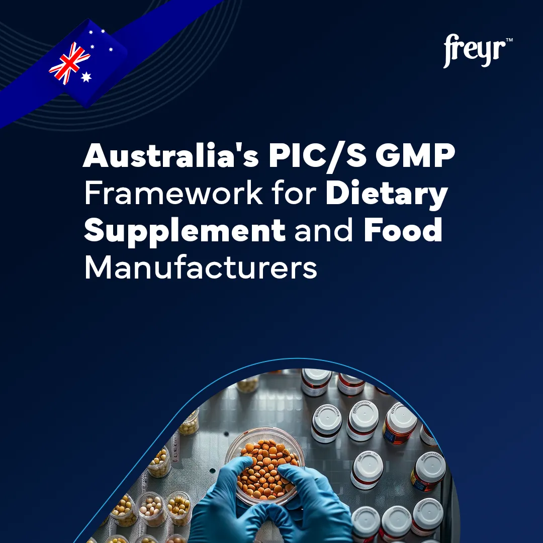 Australia PIC/S GMP Framework for Dietary Supplements |Freyr