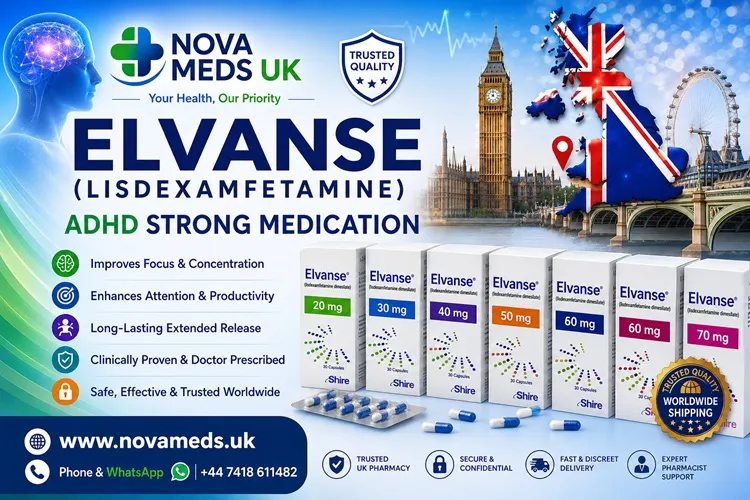 Buy Elvanse ADHD Medication Online With UK Delivery