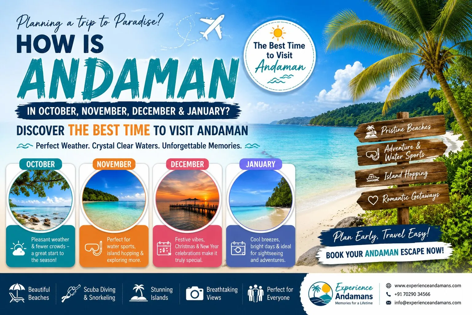 A Seasonal Guide to Visiting Andaman from October to January