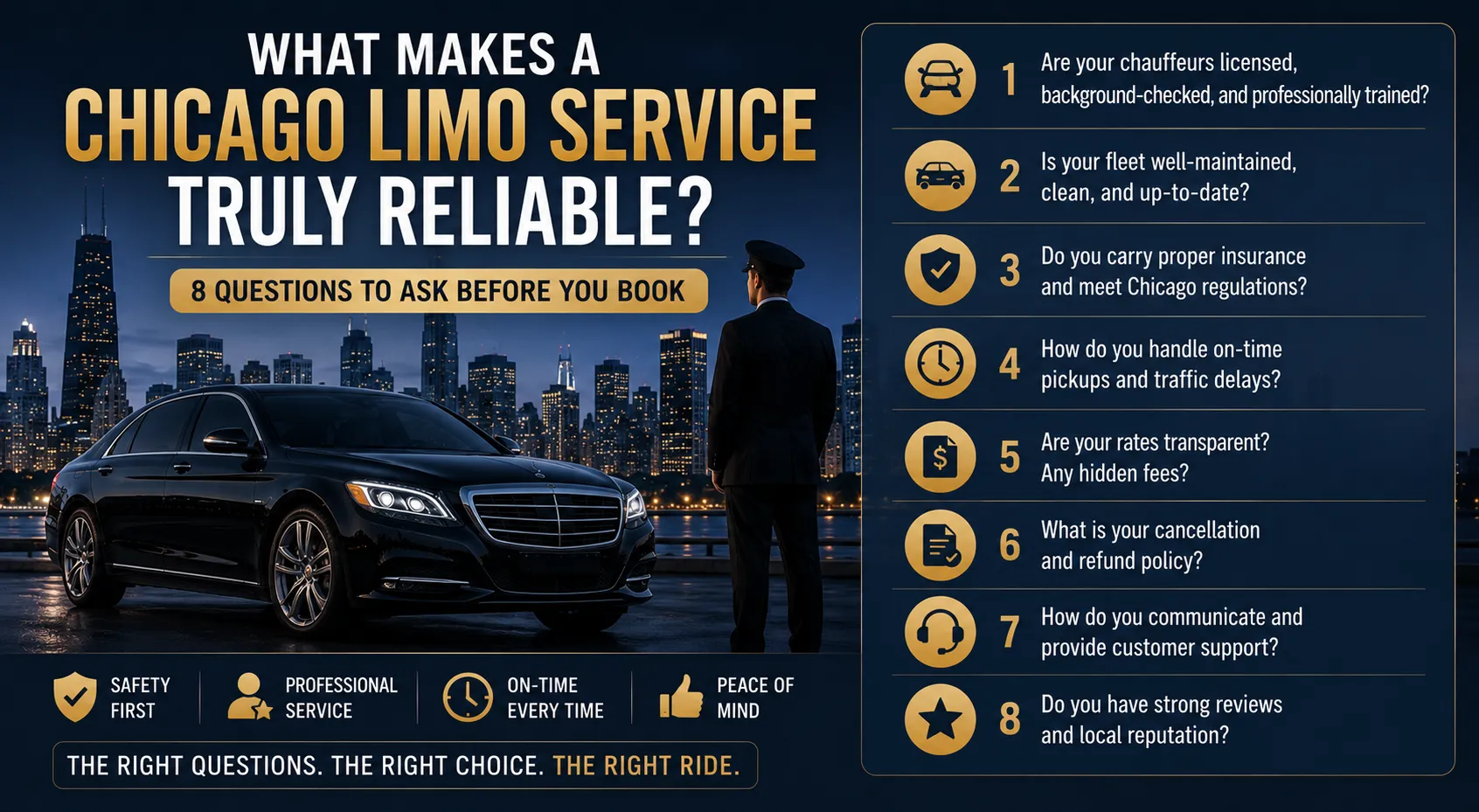 What Makes a Chicago Limo Service Truly Reliable? 8 Questions to Ask Before You Book