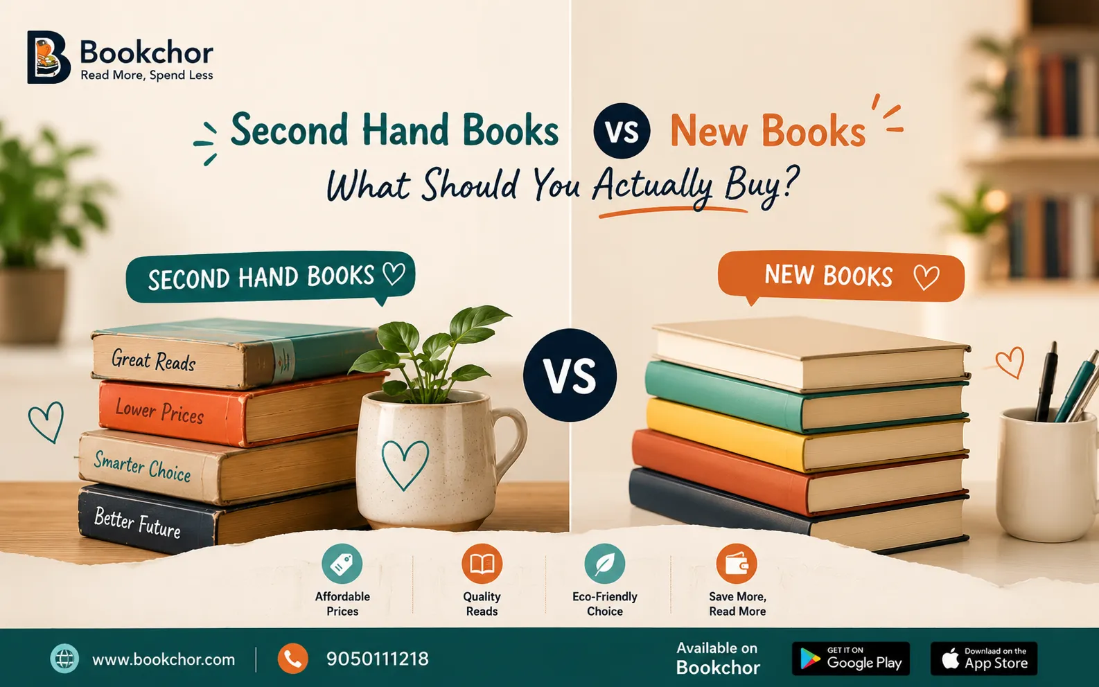 Second-Hand Books vs New Books: Which One Should You Really Choose?