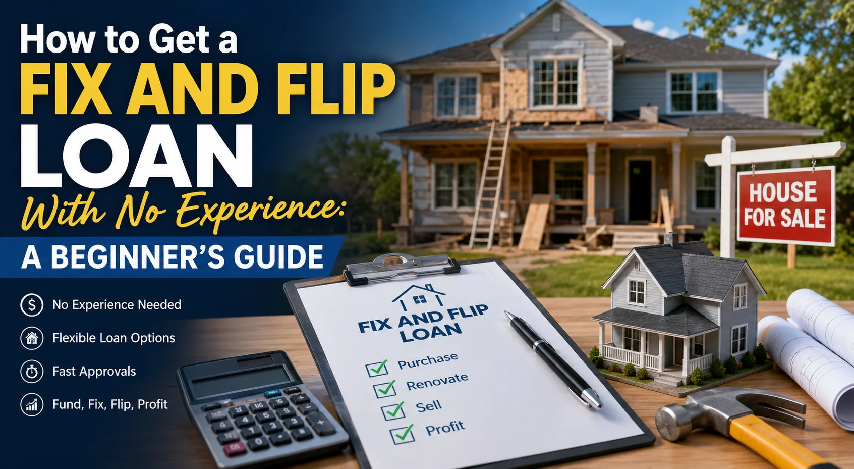 How to Get a Fix and Flip Loan With No Experience: A Beginner's Guide