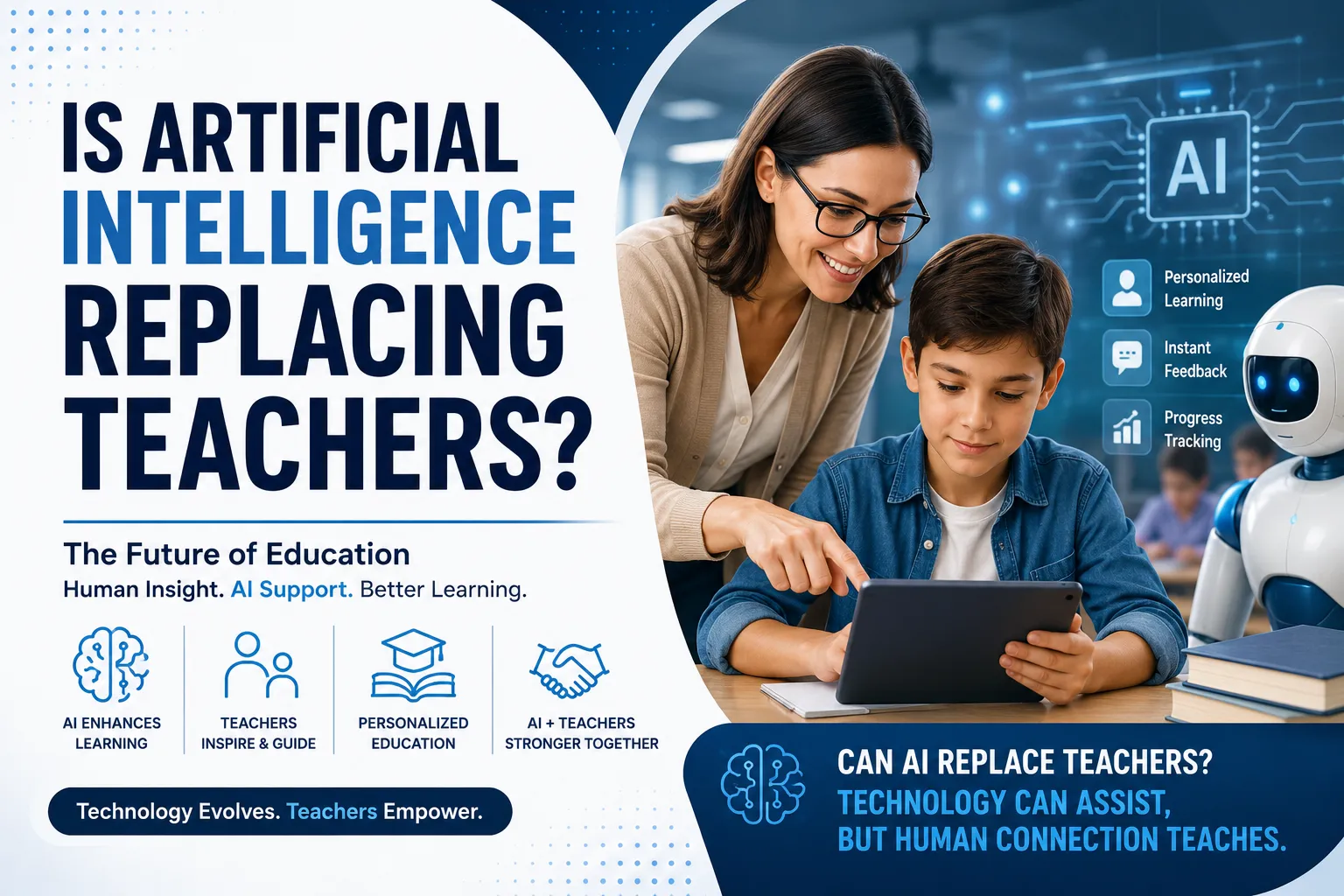 Is Artificial Intelligence Replacing Teachers or Simply Changing Their Role?