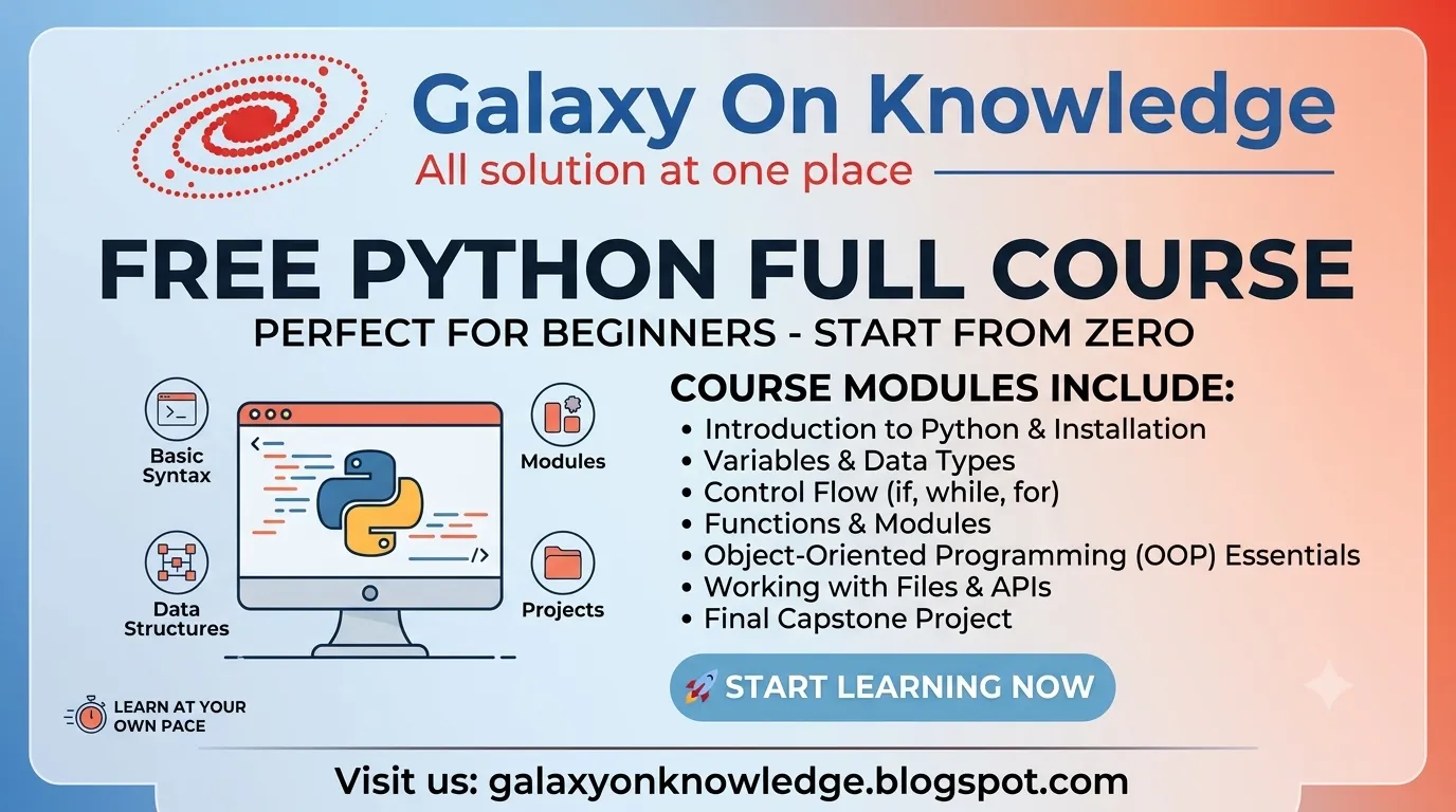 Free Python Full Course