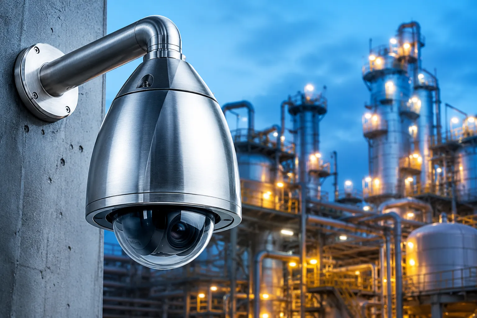 Explosion Proof PTZ Dome Camera Emergency UK
