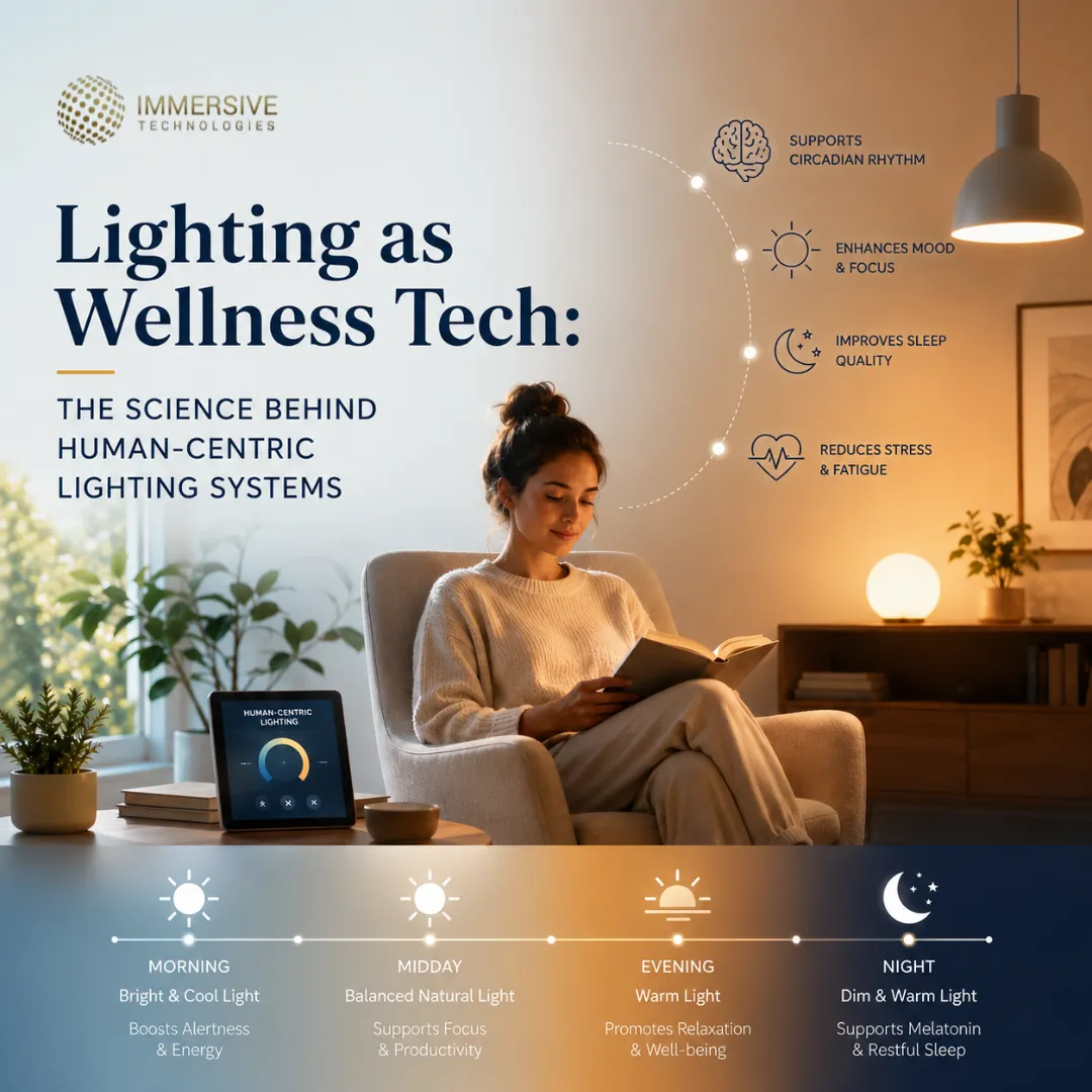 Lighting as Wellness Tech: The Science Behind Human-Centric Lighting Systems