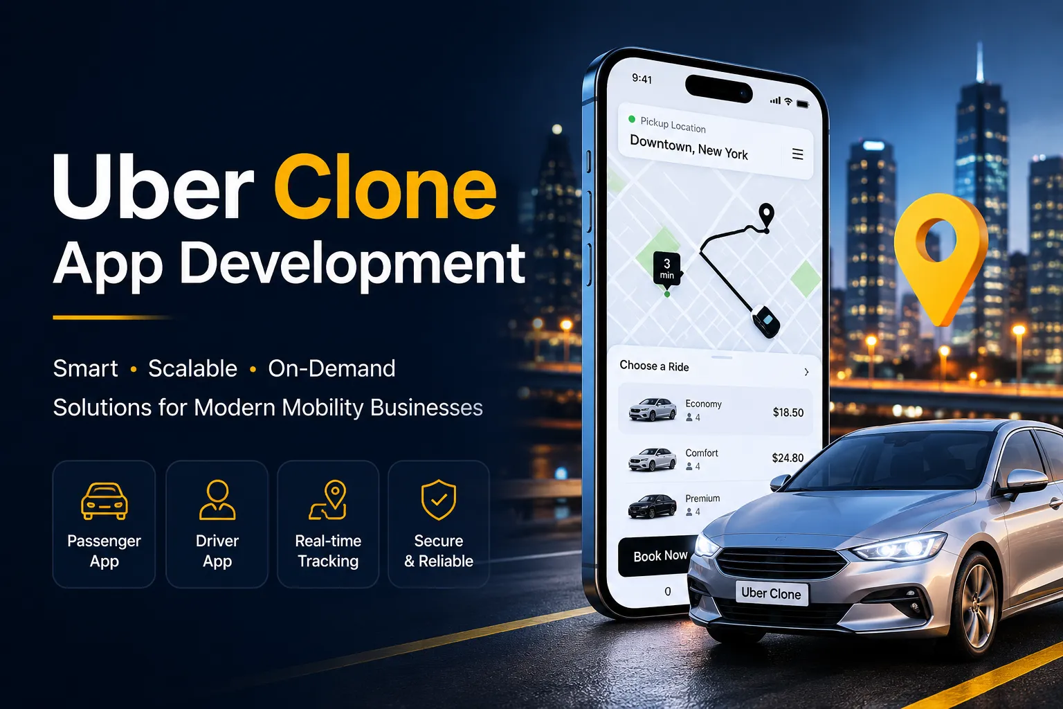 Top 10 Uber Clone App Development Companies for Next-Gen Ride Platforms