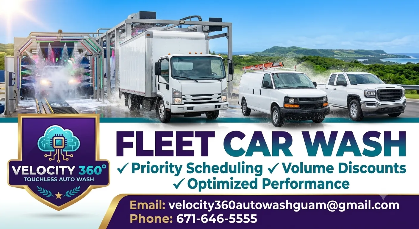Fleet Car Wash Services in Guam: How Businesses Can Save Time and Money
