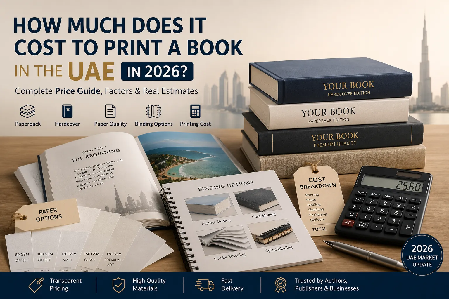 How Much Does It Cost to Print a Book in the UAE in 2026?