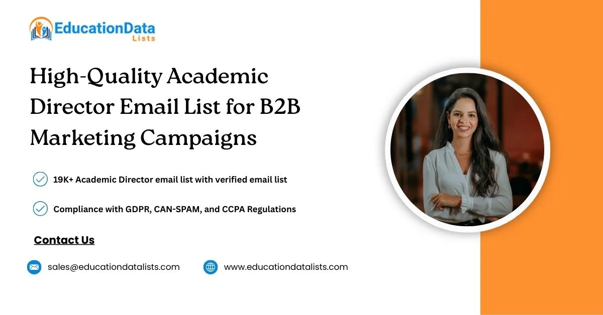 How to Build a Stronger Education Sales Pipeline with a Verified Academic Director Email List | EducationDataLists