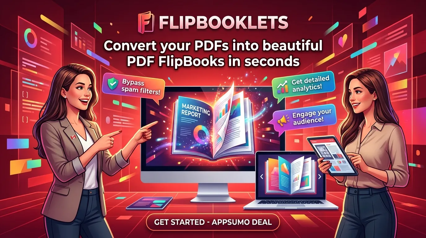 FlipBooklets Review: Convert PDFs into Beautiful Interactive FlipBooks in Seconds – My Honest 1500-Word Experience as a Freelancer.