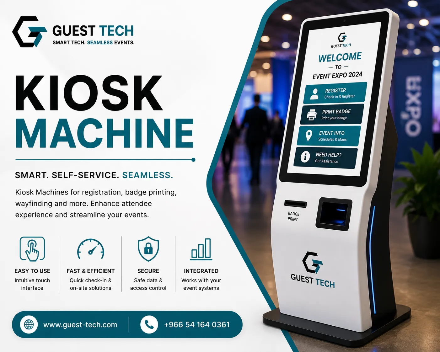 How a Kiosk Machine Enhances Event Registration and Attendee Experience