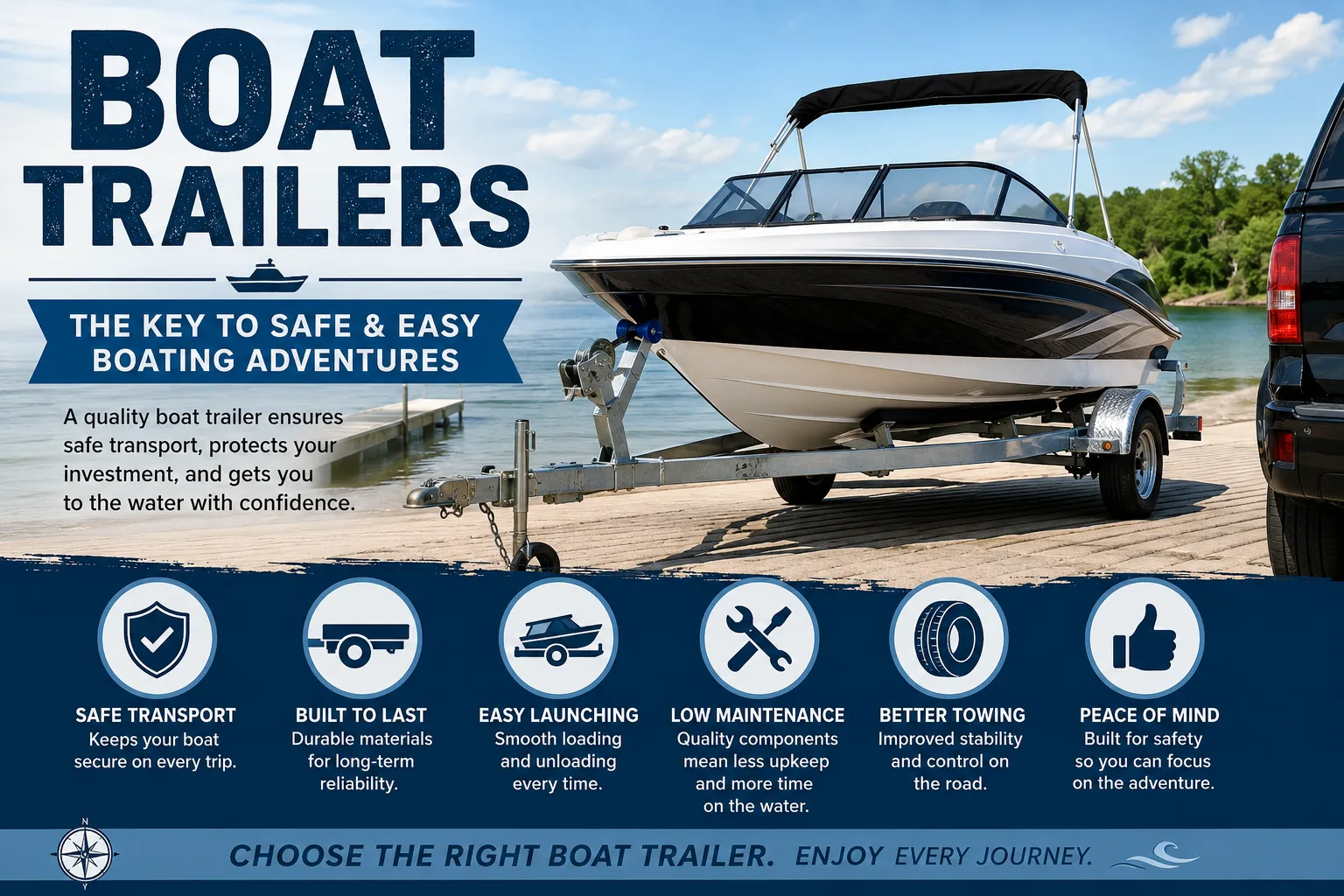 Boat Trailers: A Complete Guide to Choosing the Right Trailer for Safe and Easy Transport