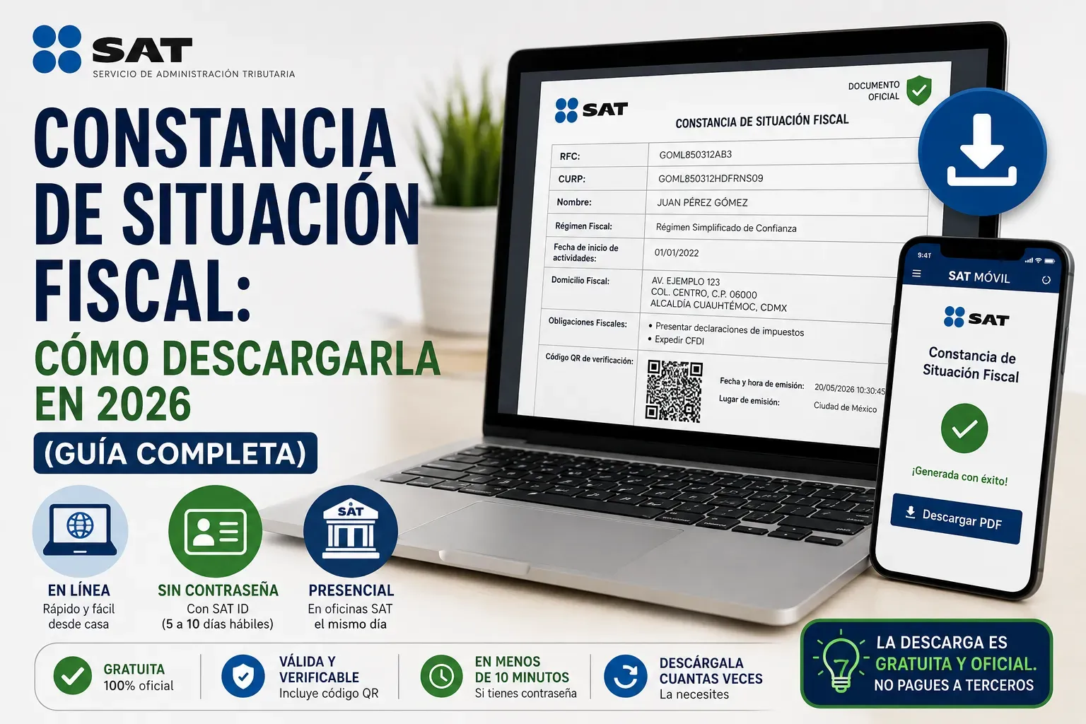 Cómo Sacar la Constancia de Situación Fiscal: Guía Completa y Actualizada 2026