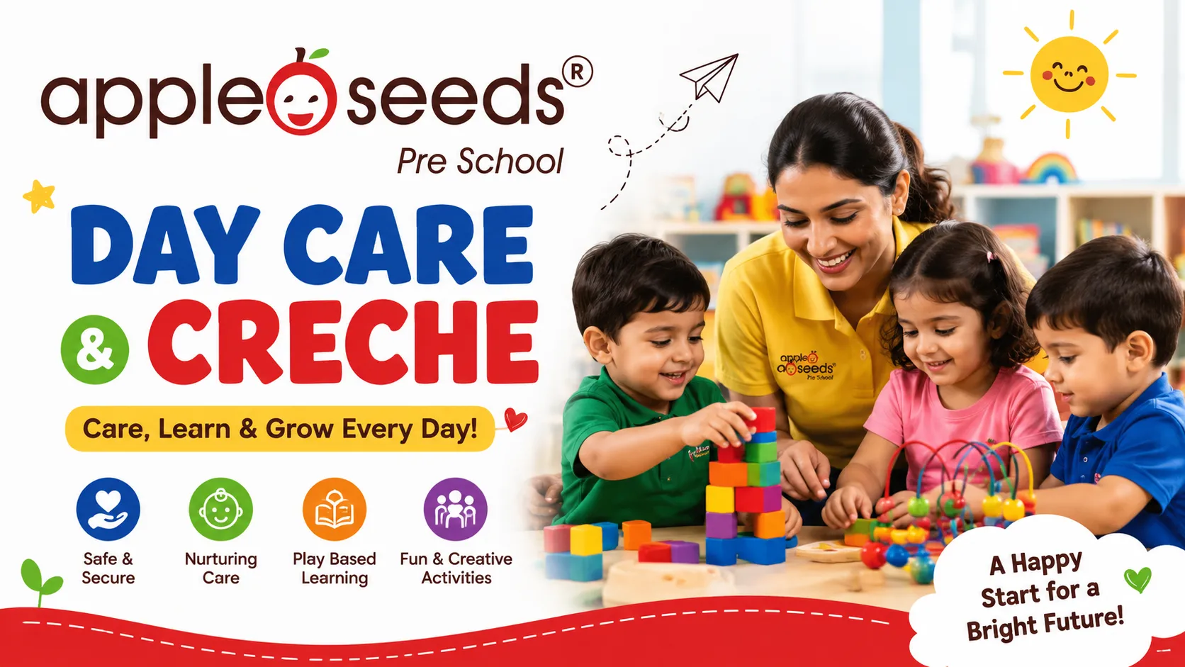 Professional Day Care and Creche for Early Childhood Care and Support