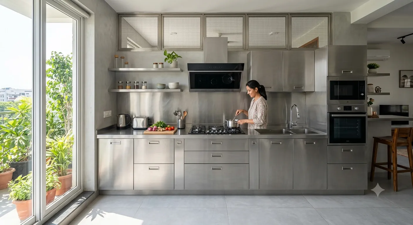 SS Kitchens – Modern, Durable & Hygienic Stainless Steel Kitchen Solutions