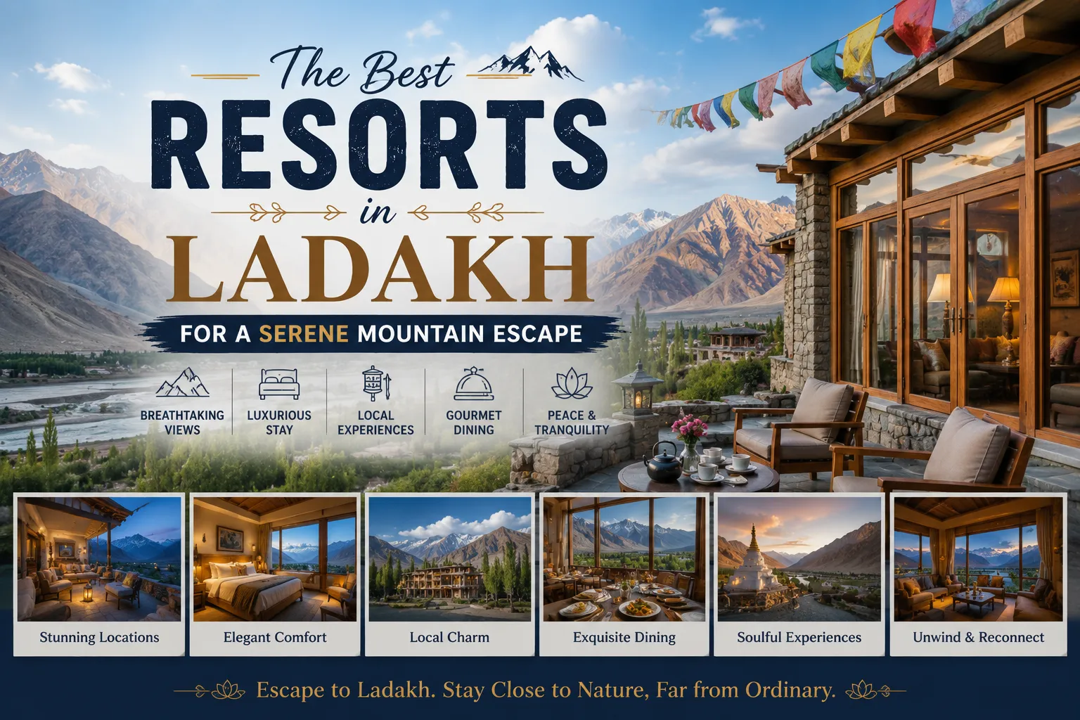 The Best Resorts in Ladakh for a Serene Mountain Escape
