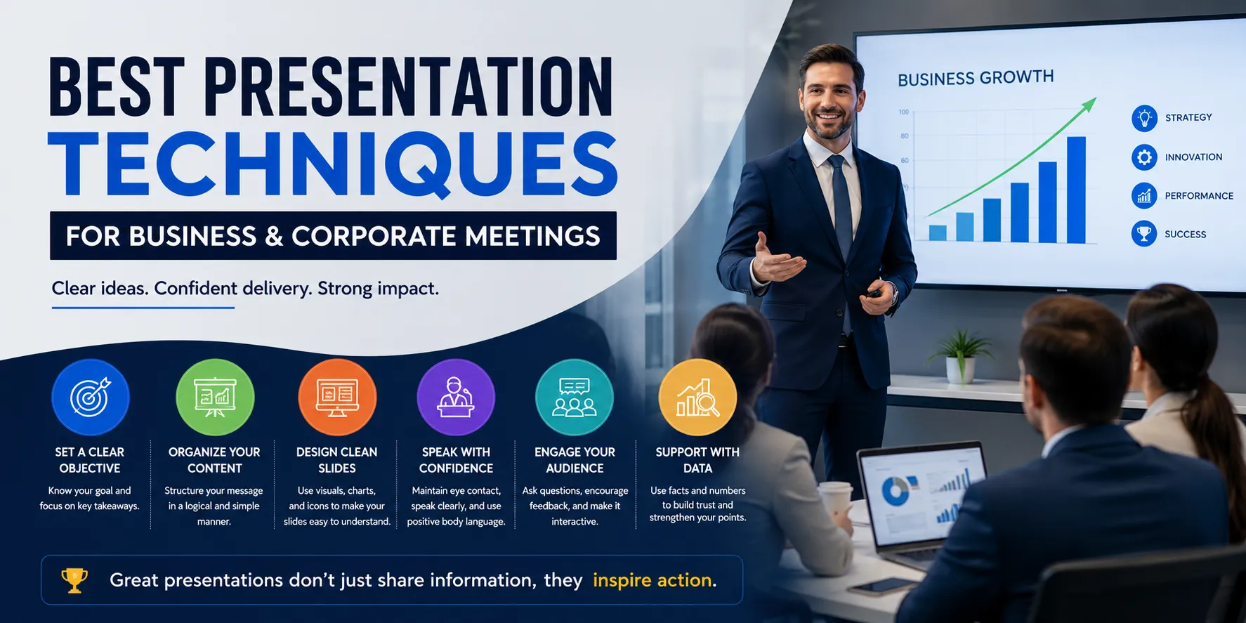 Best Presentation Techniques for Business and Corporate Meetings