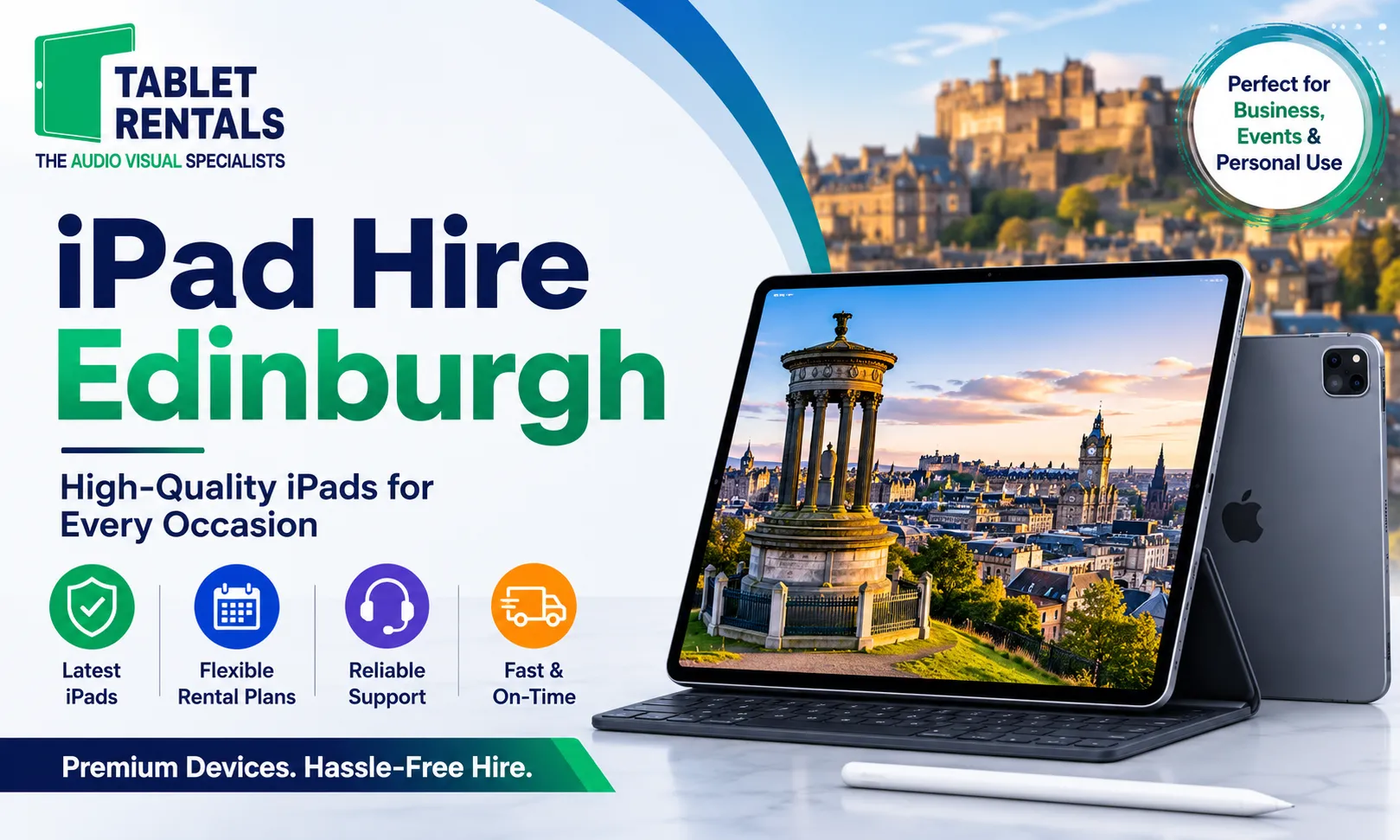 Why iPad Hire Edinburgh Is the Perfect Choice for Business Events