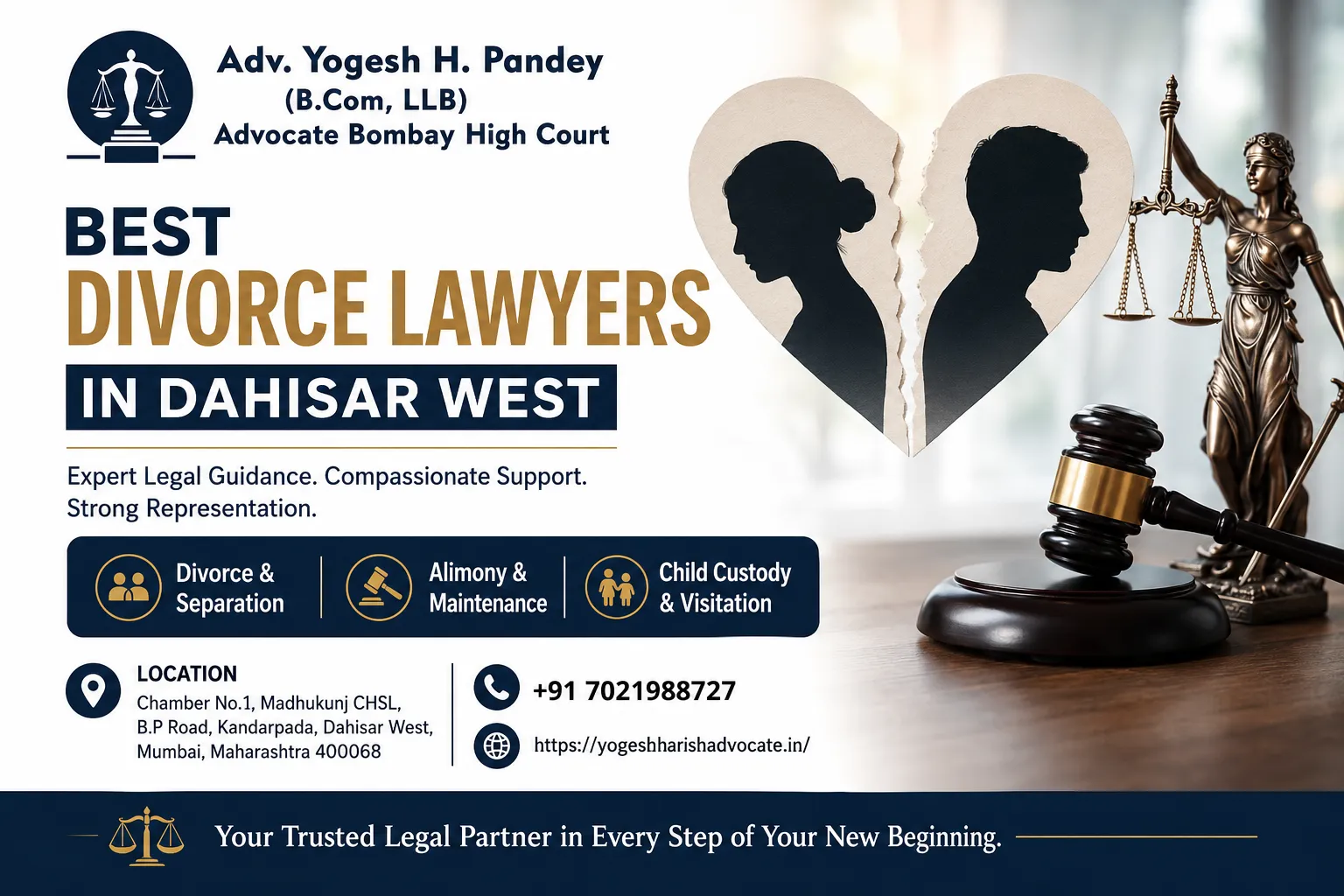 Best Divorce Lawyers in Dahisar West: What You Must Know Before Filing