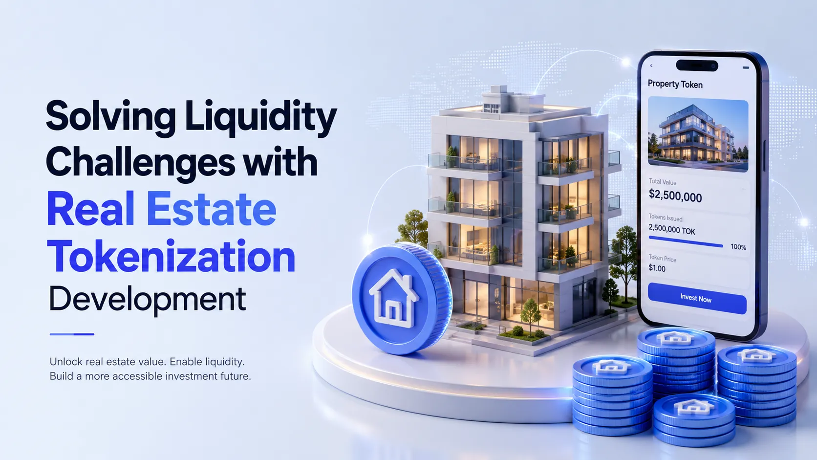 Solving Liquidity Challenges with Real Estate Tokenization Development