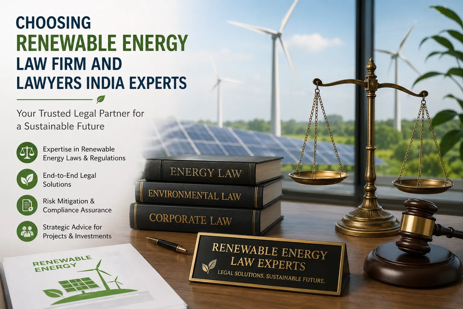 Choosing Renewable Energy Law Firm and Lawyers India Experts