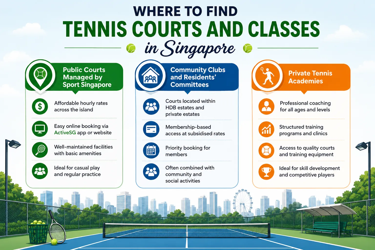 Beginner Tennis Singapore: A Complete 2026 Guide for New Players