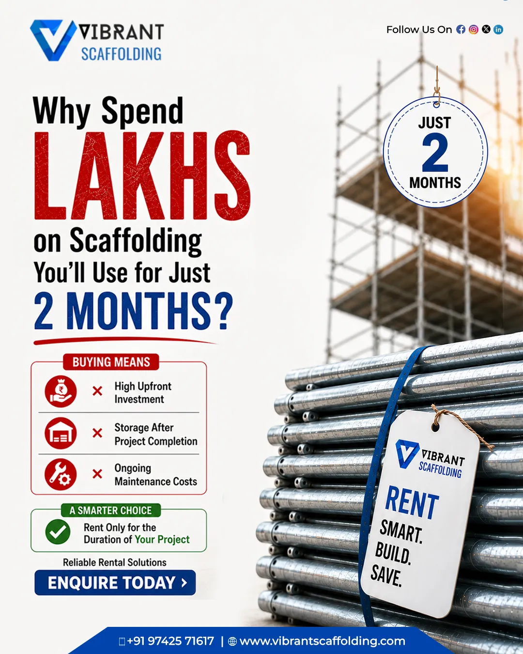 Scaffolding in Bangalore | Trusted Scaffolding Manufacturer, Rental & Cuplock Scaffolding Solutions
