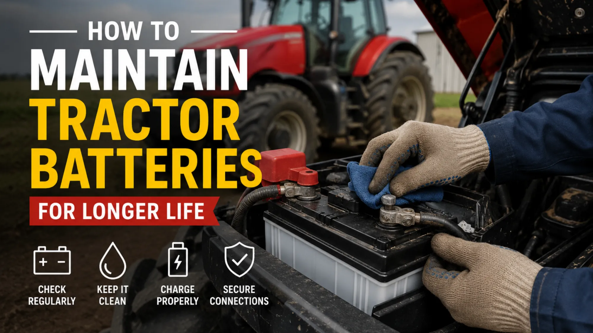 How To Maintain Tractor Batteries for Longer Life