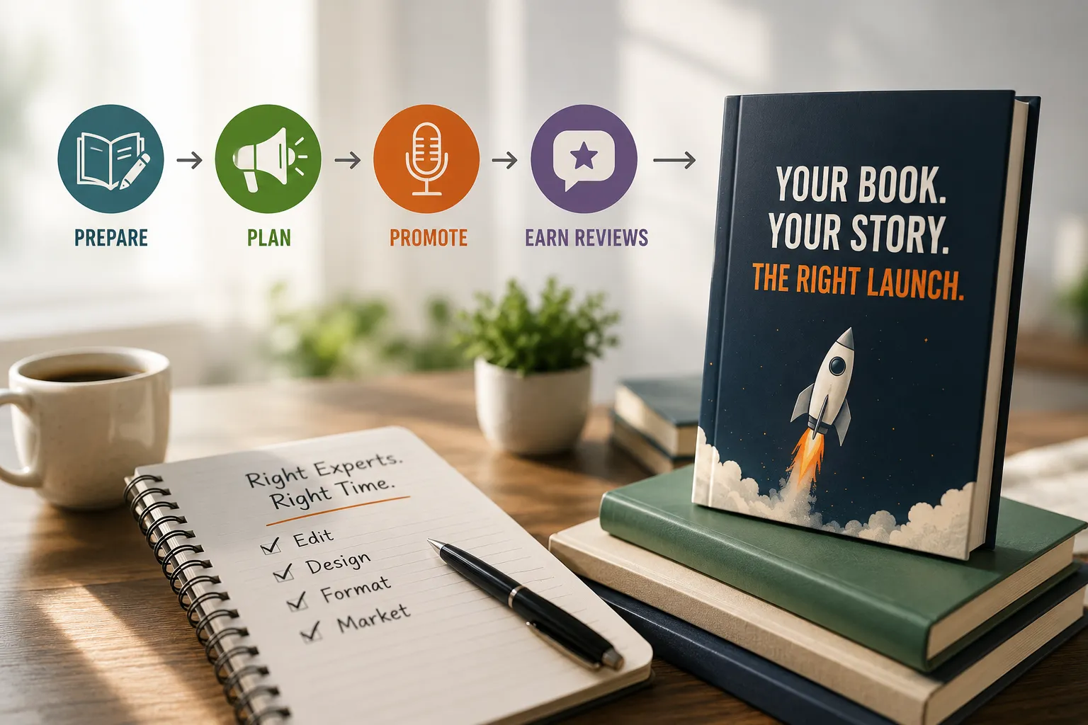 The Book Launch Team: Who You Actually Need and When to Bring Them In