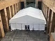 How Do German Hanger Tents Support Infrastructure Projects?