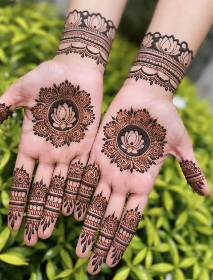 25 Stunning Lotus Mehndi Designs for Every Bride and Wedding Event