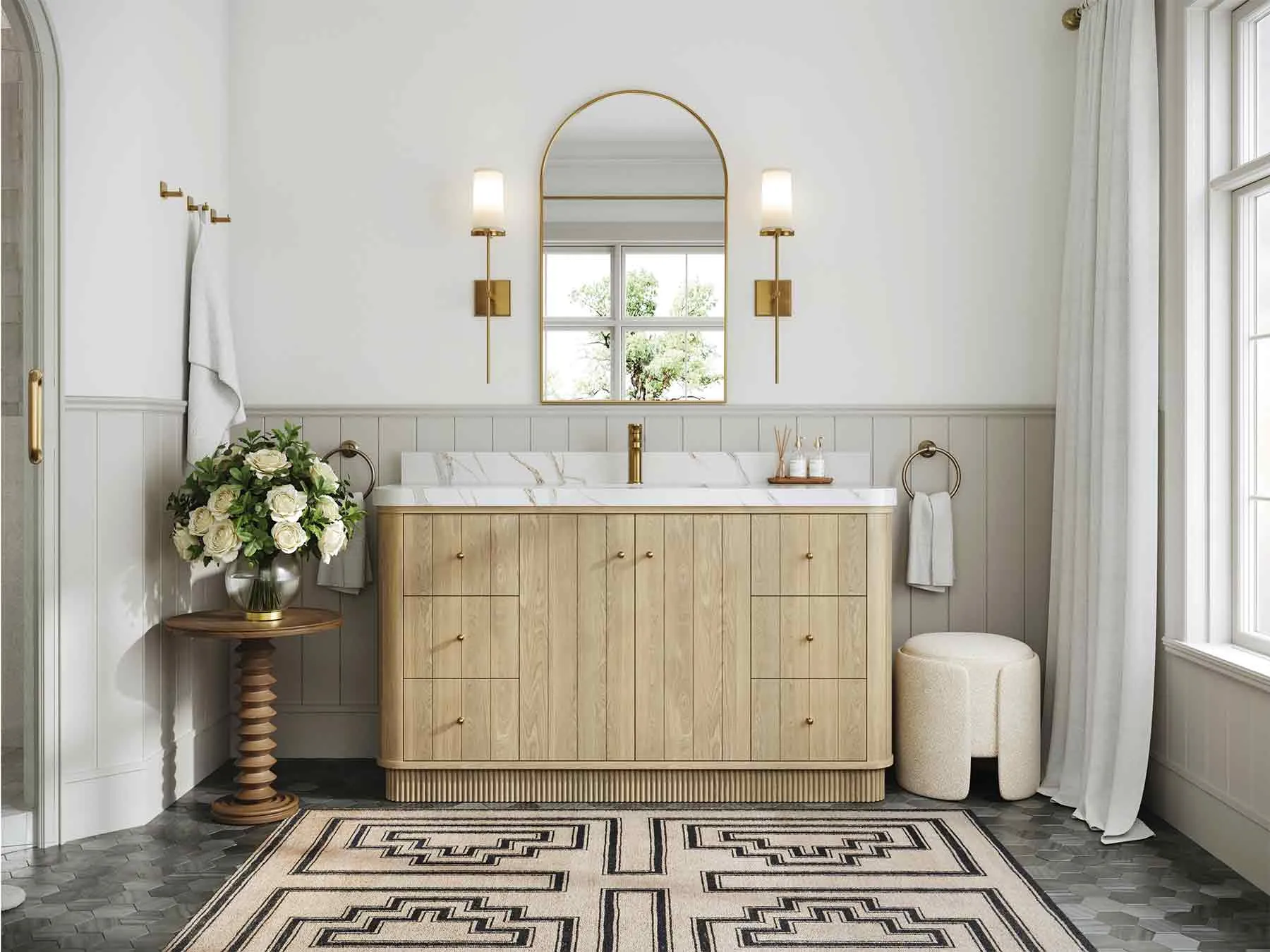 White Oak vs Red Oak Bathroom Vanities: Which Is Better?