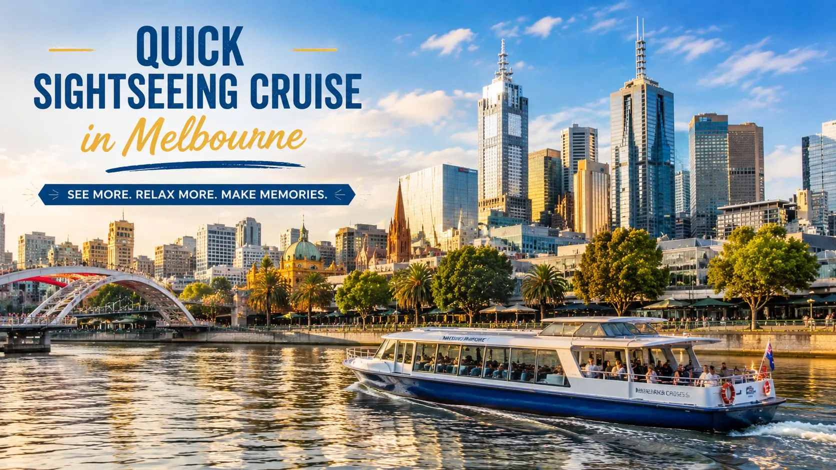 Melbourne's Quick Sightseeing River Cruise for City Highlights