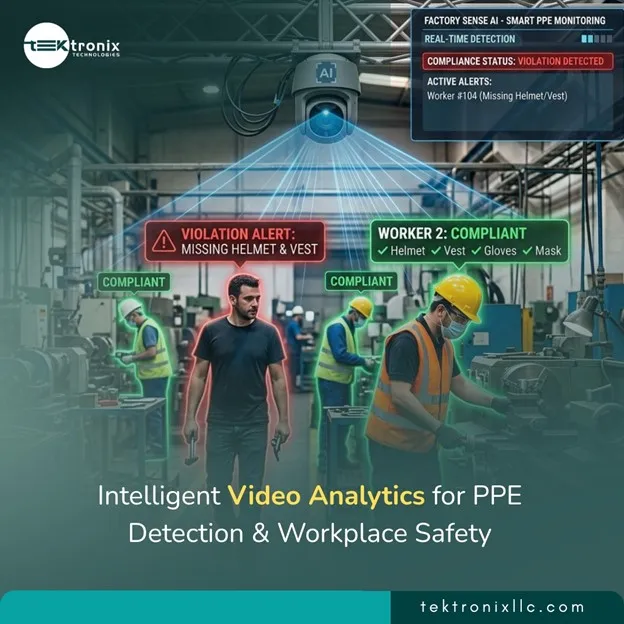 Smart Video Analytics for PPE Compliance, Hazard Detection, and Industrial Security in KSA & GCC