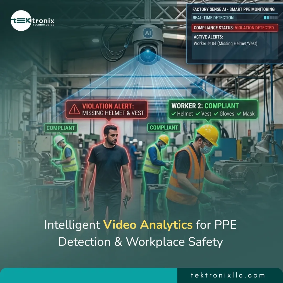 Smart Video Analytics for PPE Compliance, Hazard Detection, and Industrial Security in KSA & GCC