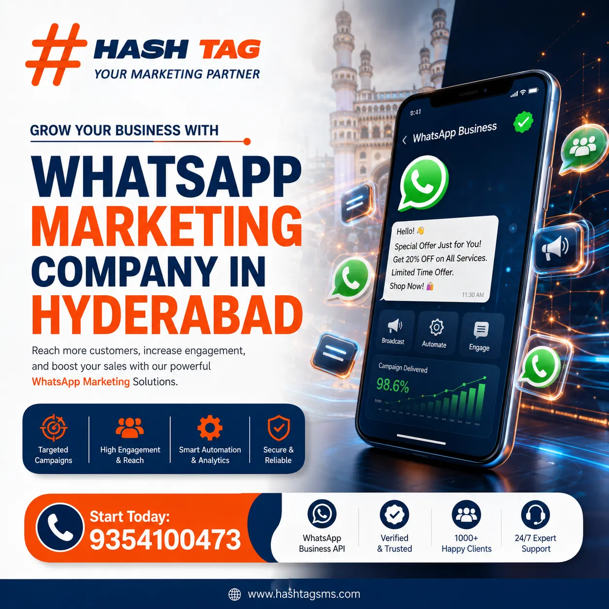 Why Every Growing Business Needs a WhatsApp Marketing Company in Hyderabad