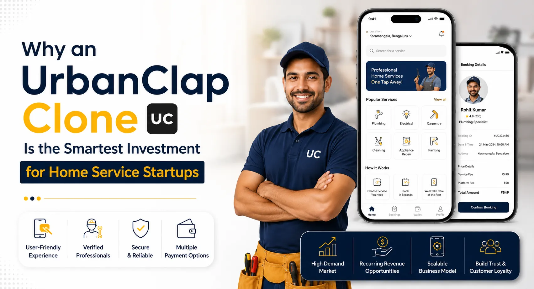 Why an UrbanClap Clone Is the Smartest Investment for Home Service Startups