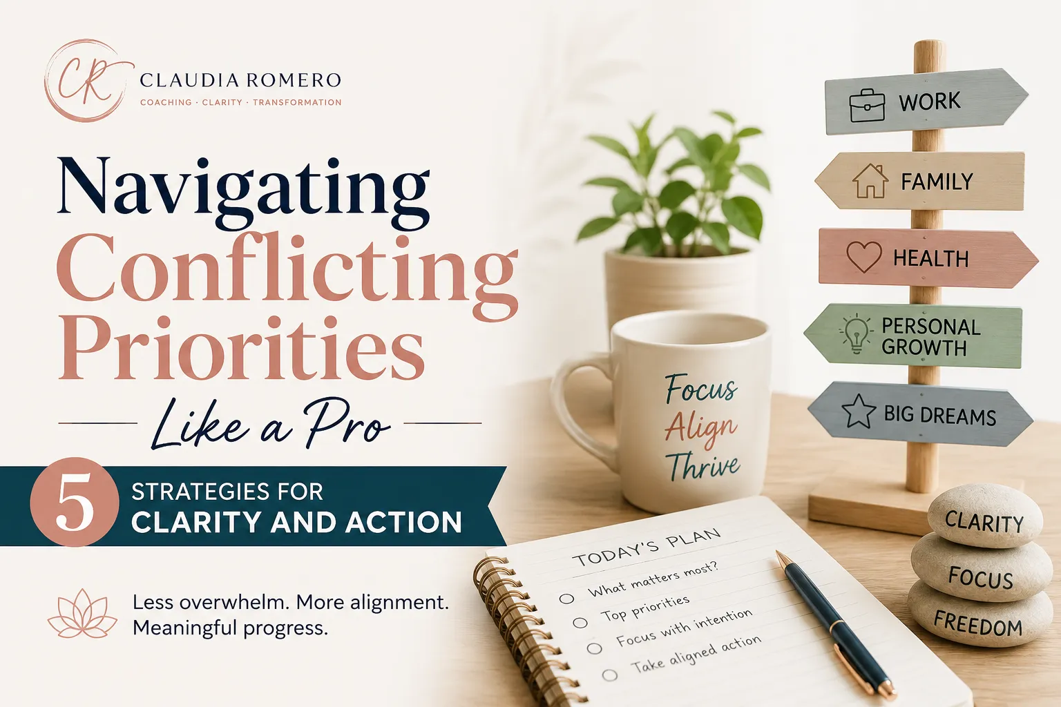 Navigating Conflicting Priorities Like a Pro: 5 Strategies for Clarity and Action